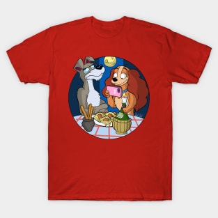 lady and the tramp Foodstagram T-Shirt